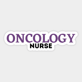 Oncology Nurse Sticker
